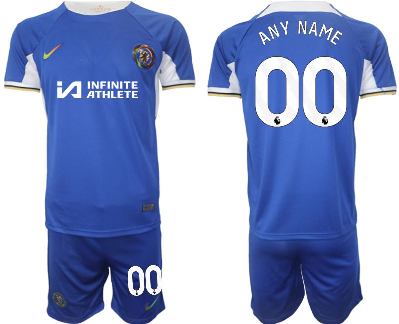 Men 2023-2024 Club Chelsea FC home blue customized Soccer Jersey->chelsea jersey->Soccer Club Jersey